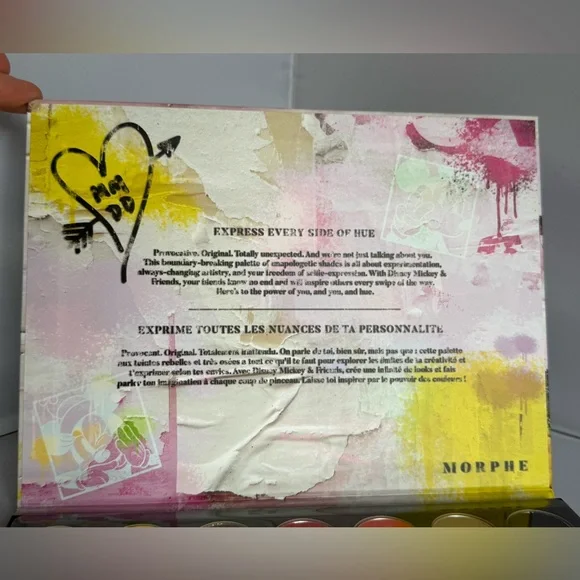 Morphe Disney Mickey & Friends‎ Eyeshadow Palette 35 Rainbow Shades - NEW/UNUSED - Picture 6 of 8